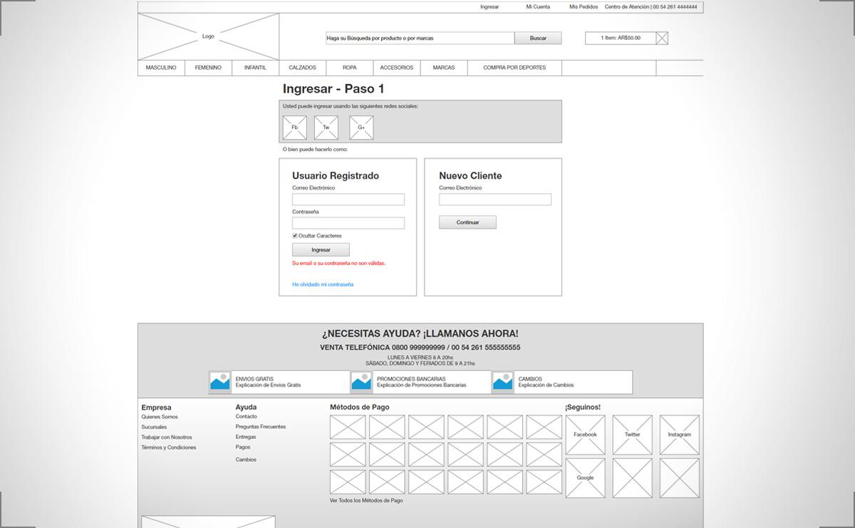 Sport E-commerce UX Design