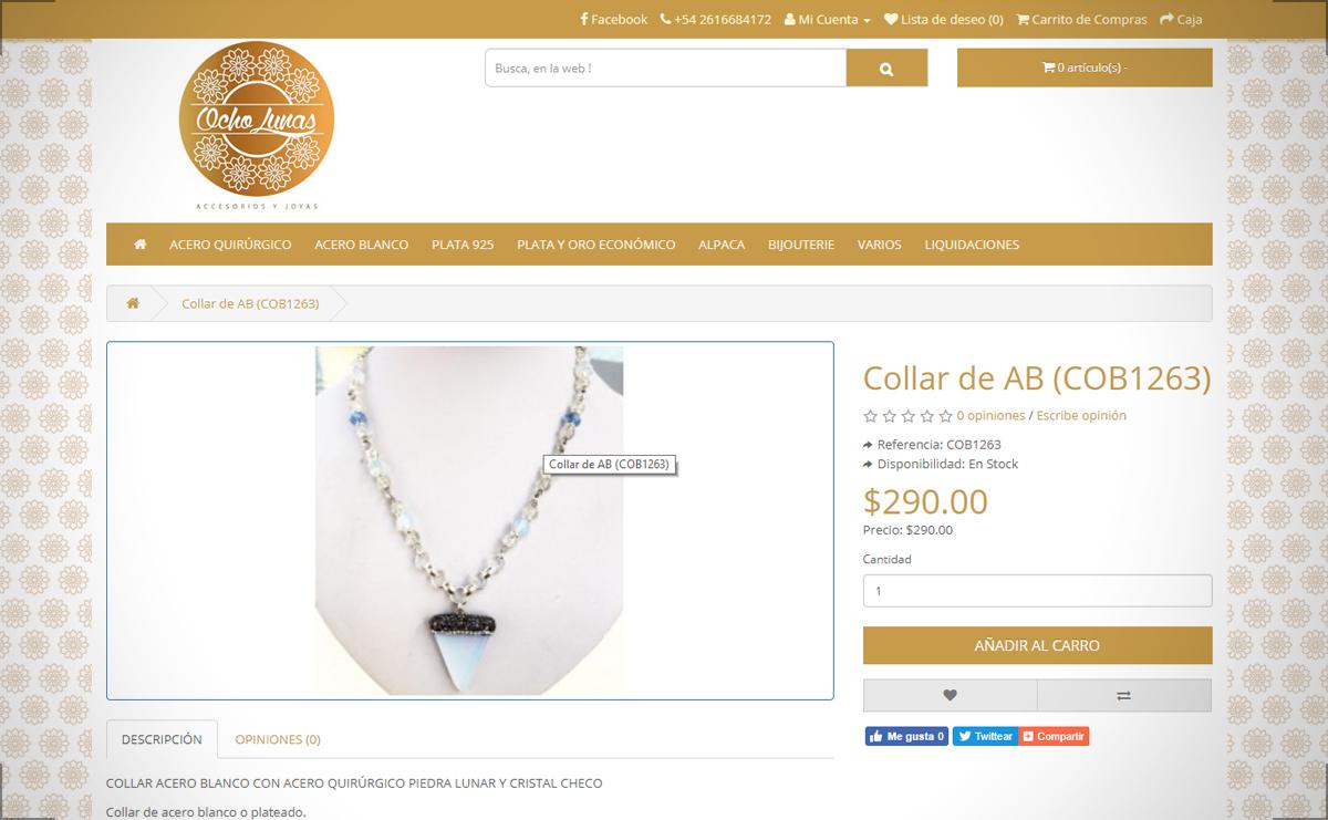 Ocho Lunas Accesorios